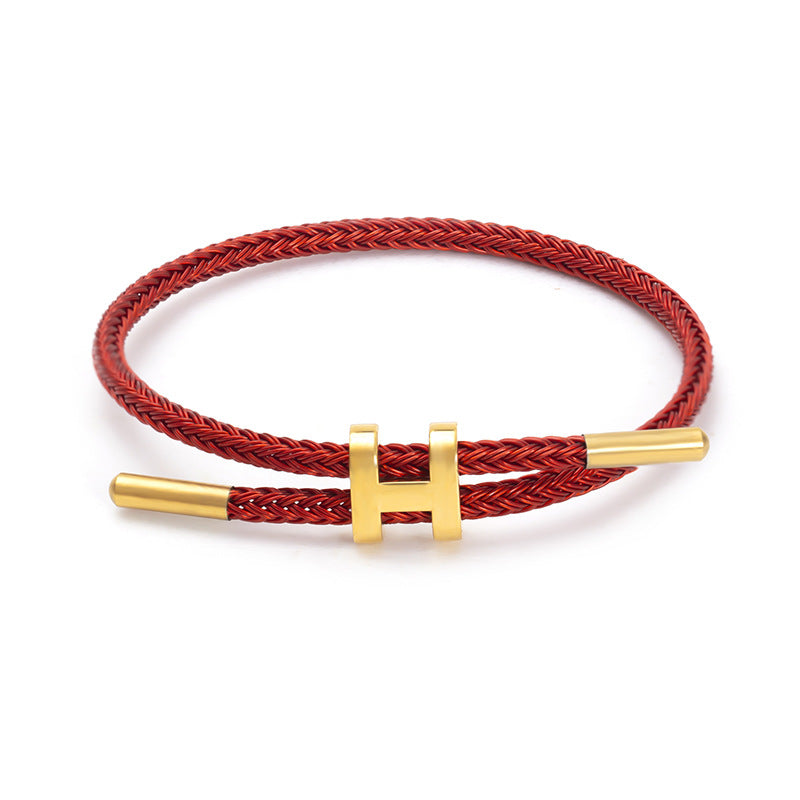 BRACELET CORDE H
