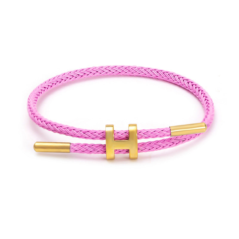 BRACELET CORDE H